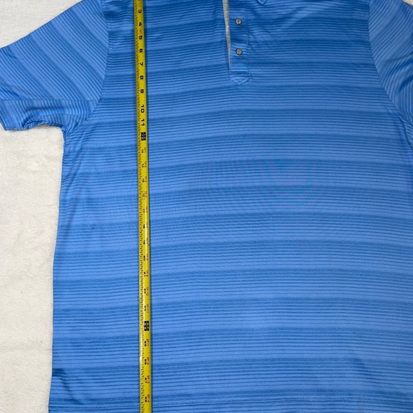 Bobby Jones eFX Performance Cotton Frame Stripe Short Sleeve Polo Shirt Size L - Picture 12 of 12